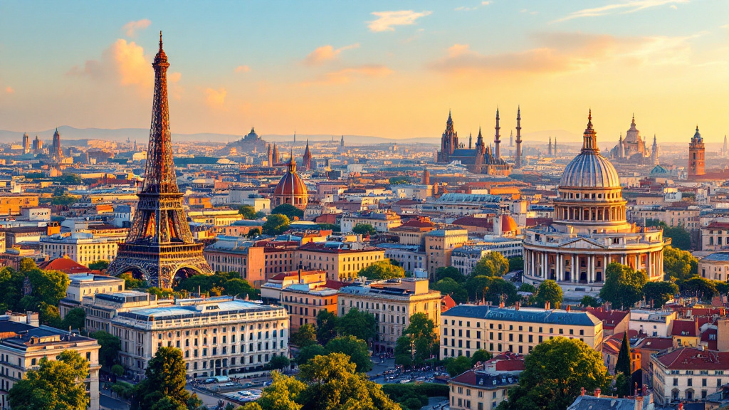 Descubra a Europa: Passagens 2 em 1 a partir de R$ 4.005!